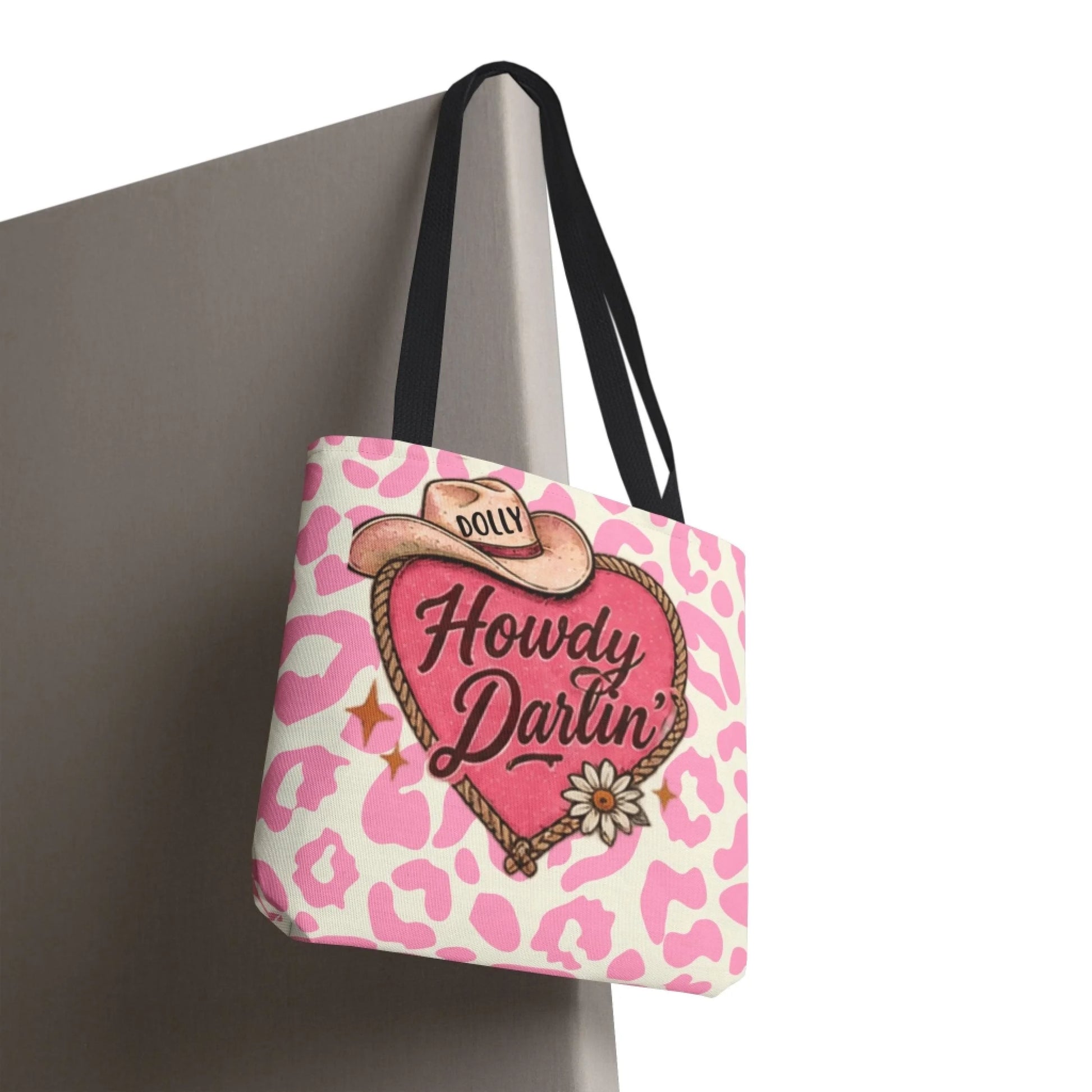 Howdy Darling Tote Bag Hanging
