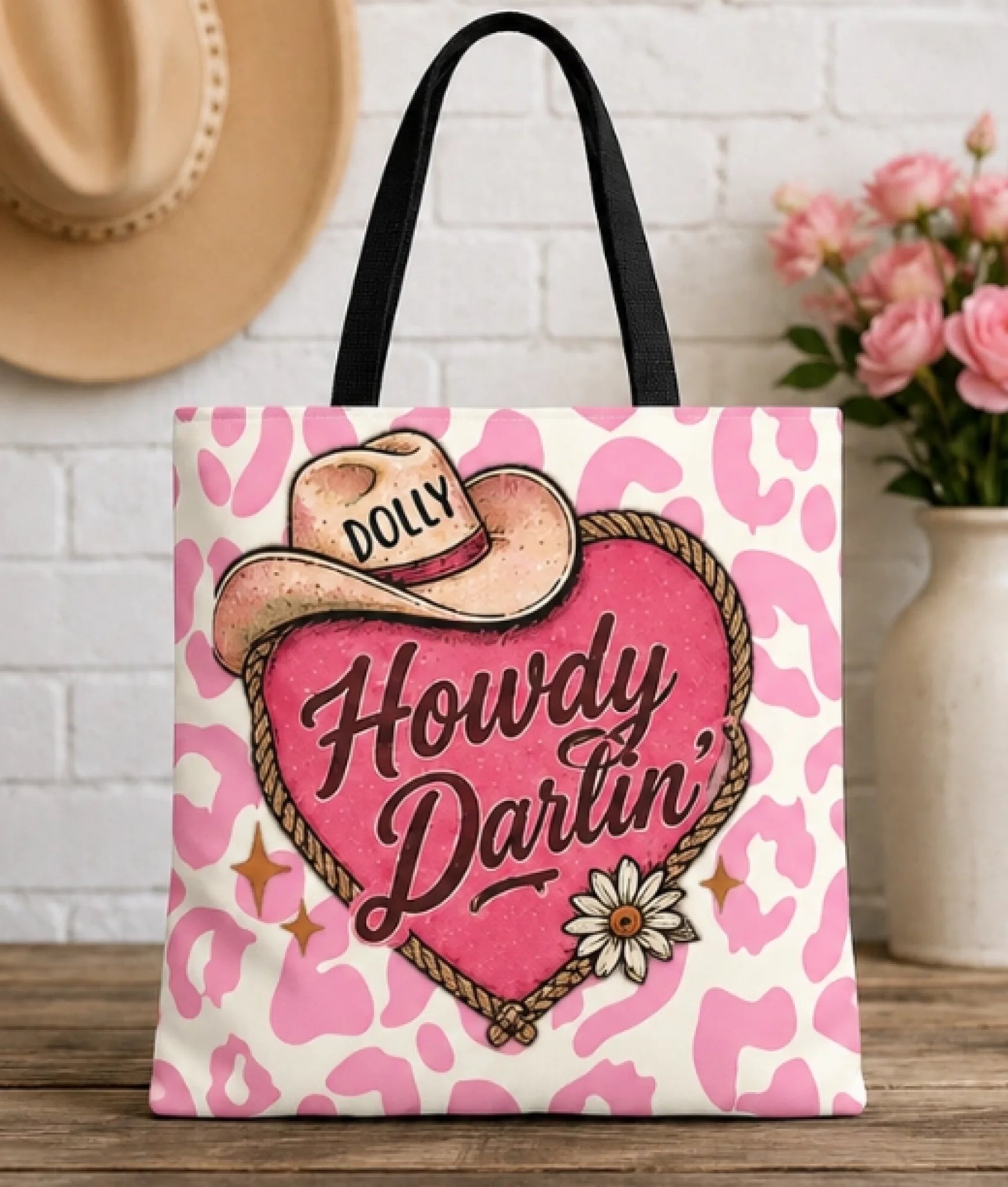 Howdy Darling Tote Bag Lifestyle Etsy
