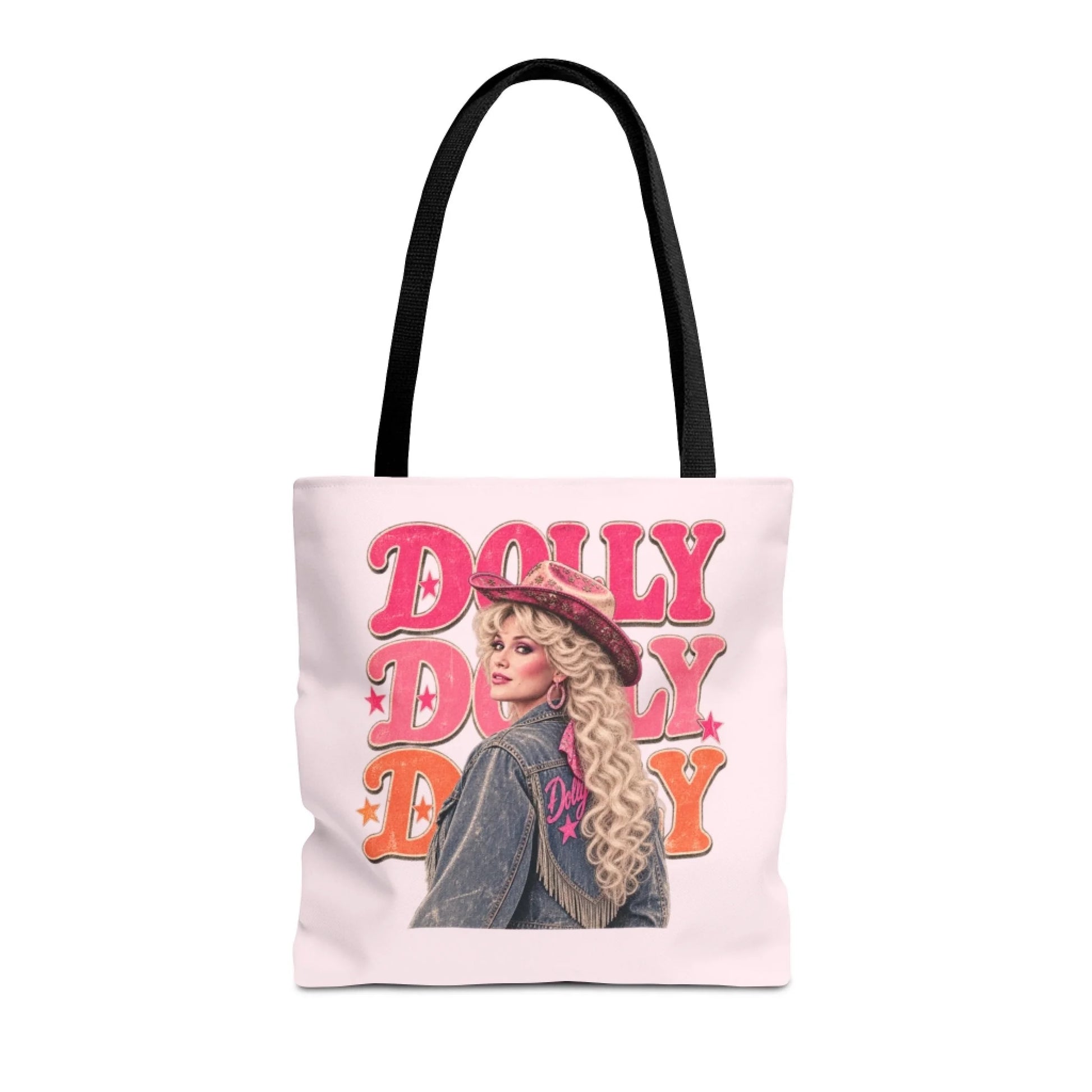 Repeating Dolly Name Tote Bag - Seamless