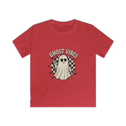 Ghost Vibes Peace Sign Ghost - Seamless Red