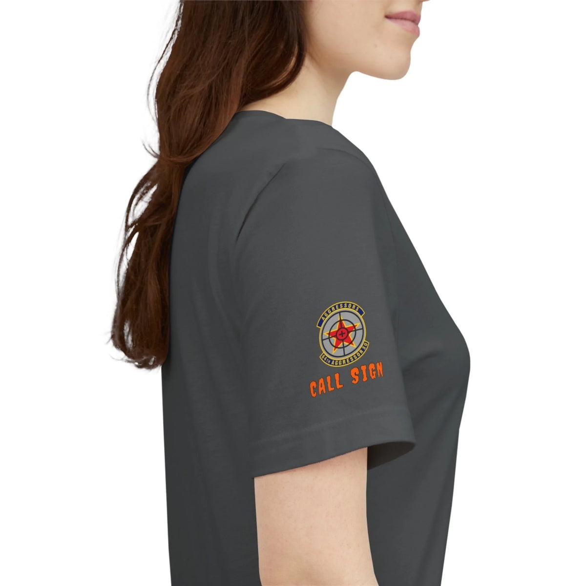 Helmet F16 Gray Seamless F16 Call Sign Sleeve Gomer