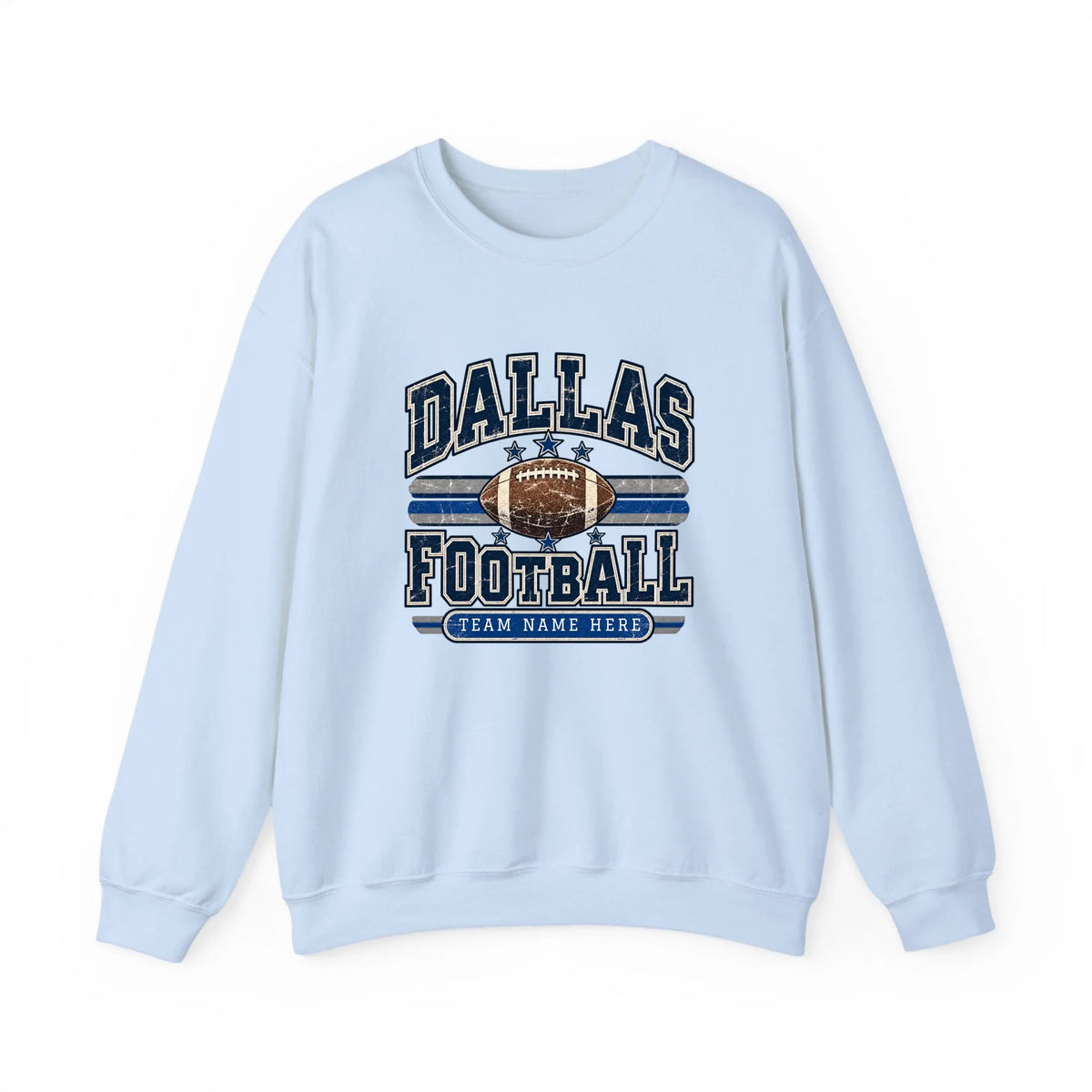 Sweatshirt Front Blank - Light Blue