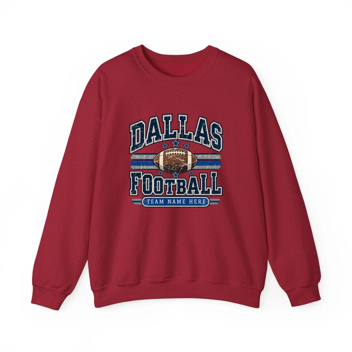 Sweatshirt Front Blank - Vintage Red