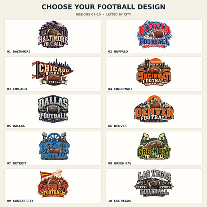 Design Options 1-10 Graphic