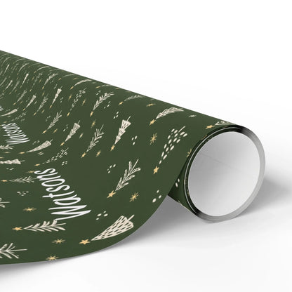 Jolly Christmas Tree Print Test Rolled