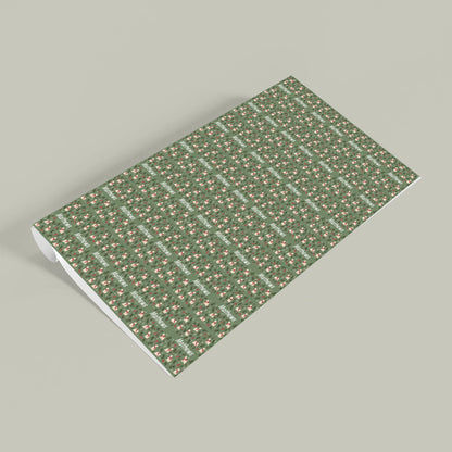Personalized Prancing Polar Bears Name Wrapping Paper