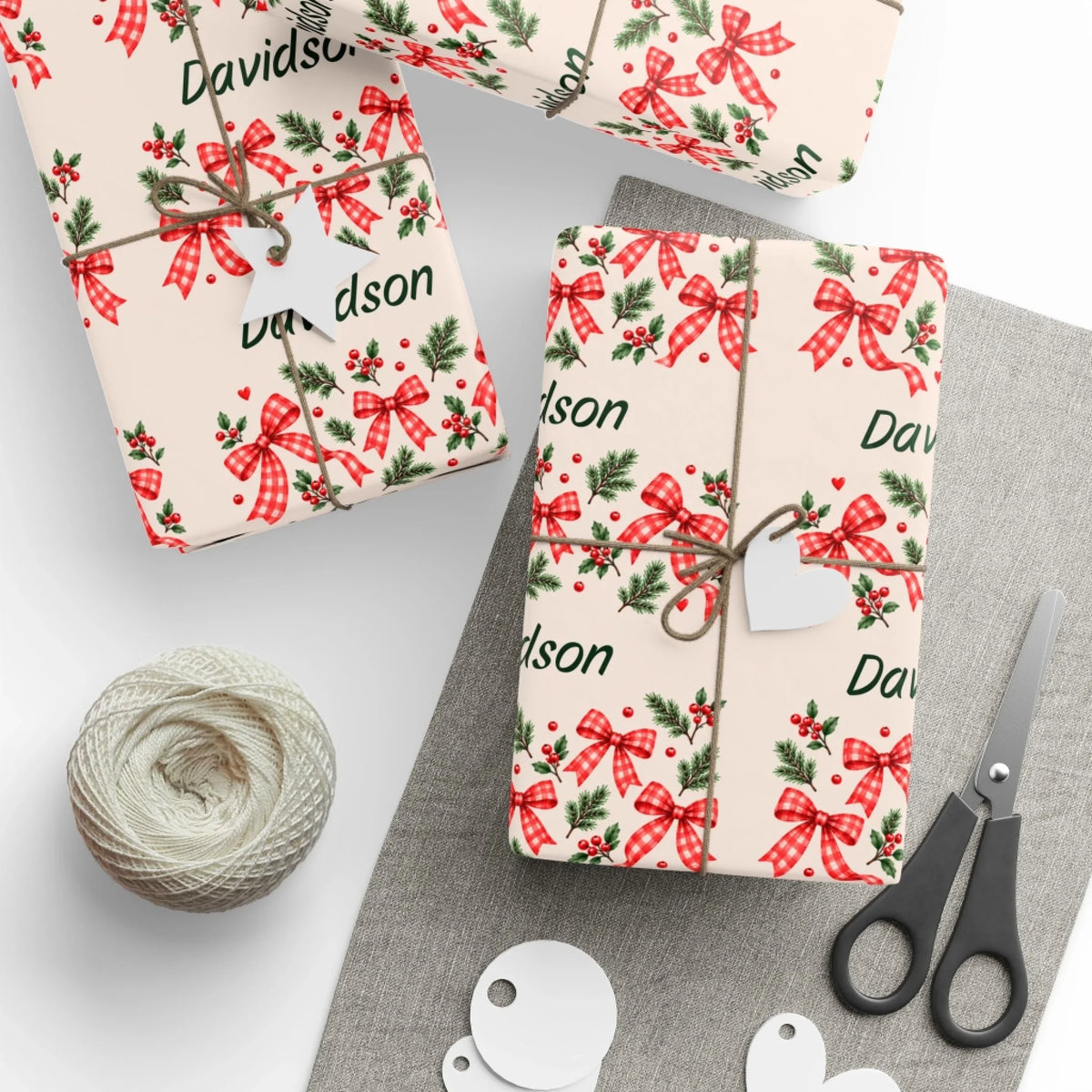 Gingham Bows 1