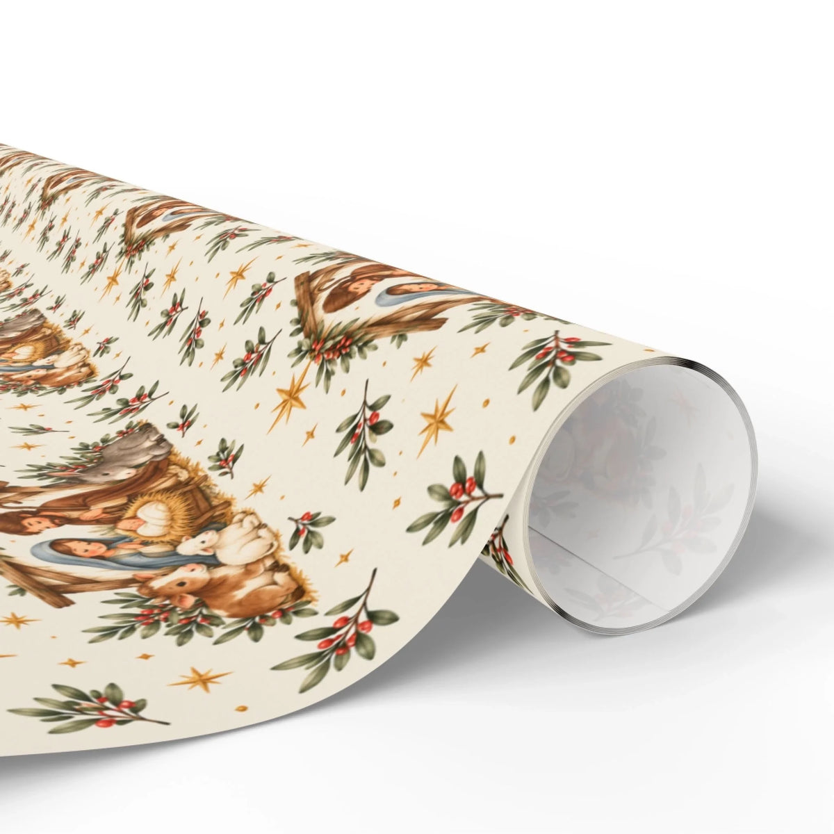 Holly Night Nativity Rolled