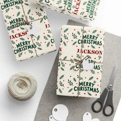 Merry Christmas Greenery 1