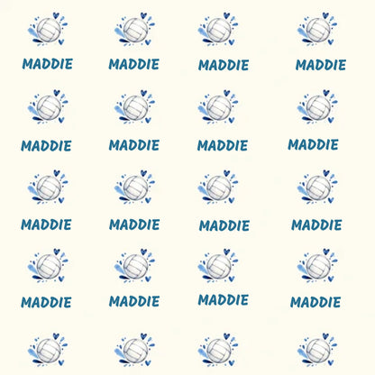 Personalized Volleyball Name Wrapping Paper