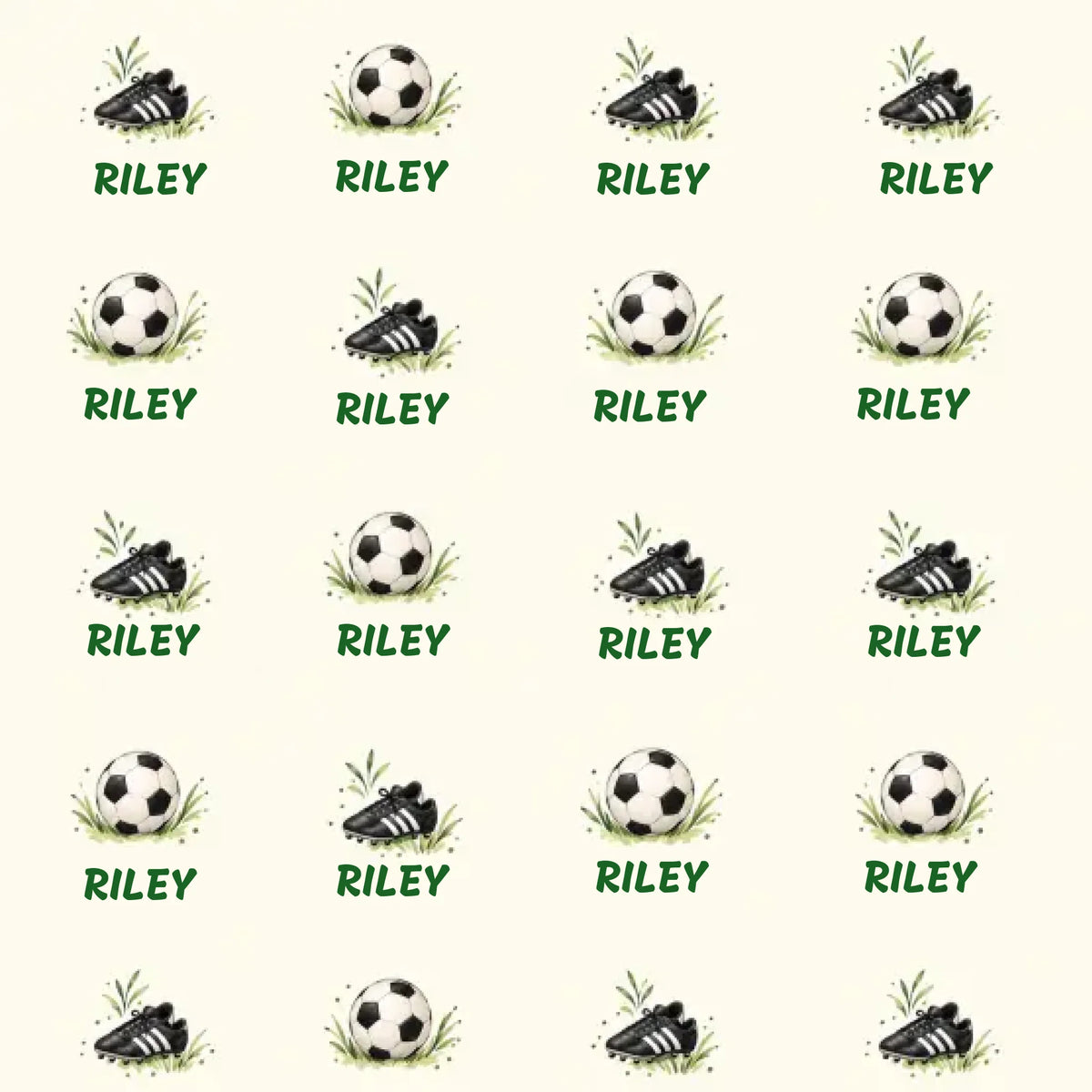 Personalized Soccer Name Wrapping Paper