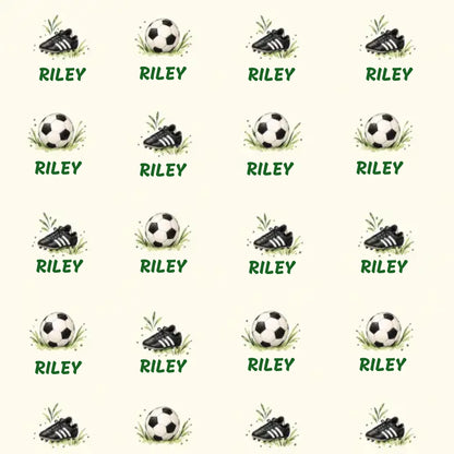 Personalized Soccer Name Wrapping Paper