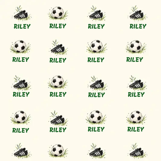 Personalized Soccer Name Wrapping Paper
