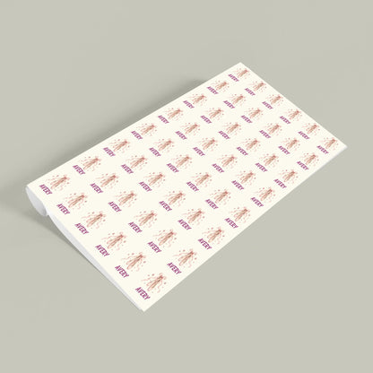 Personalized Ballet Dancer Name Wrapping Paper