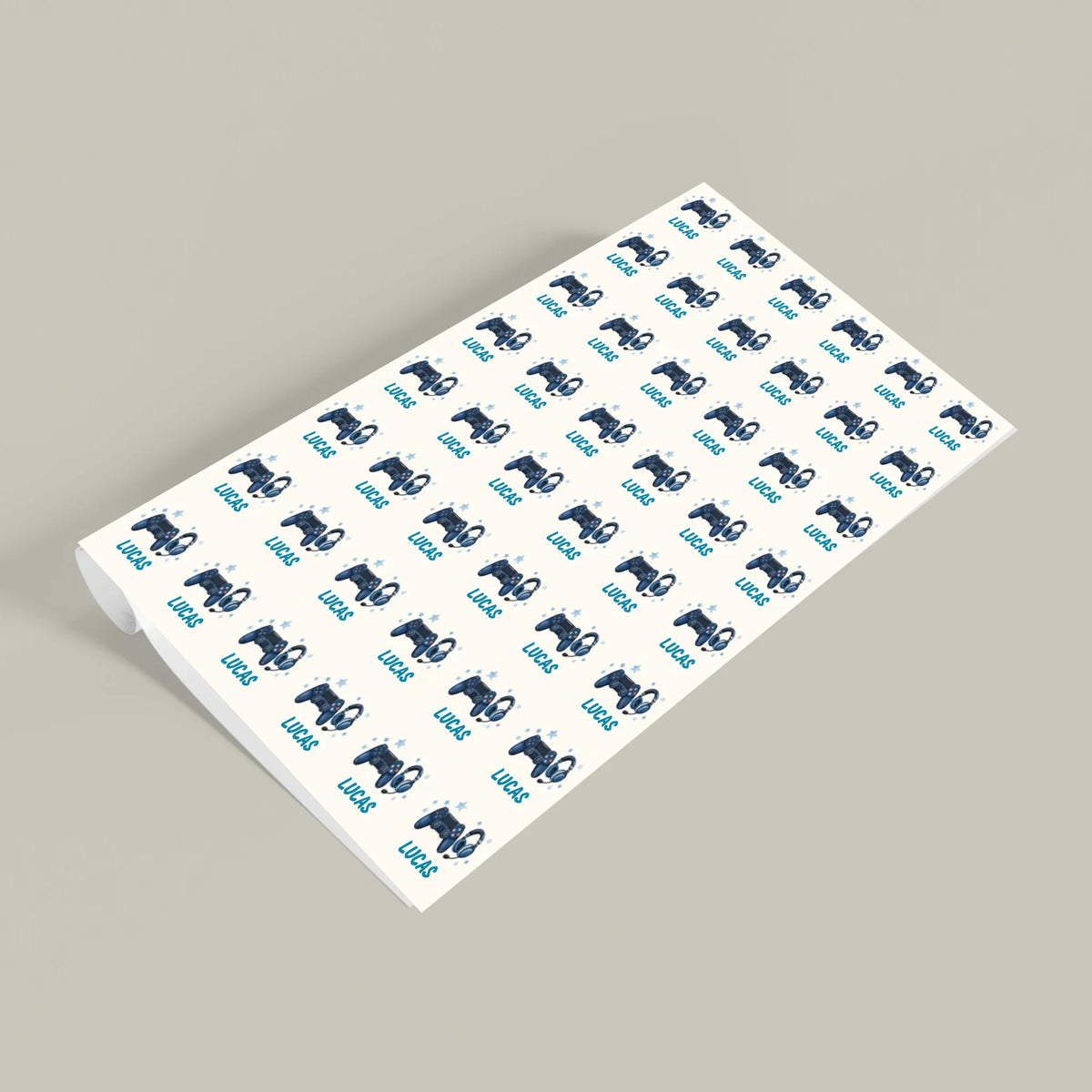 Personalized Gamer Name Wrapping Paper