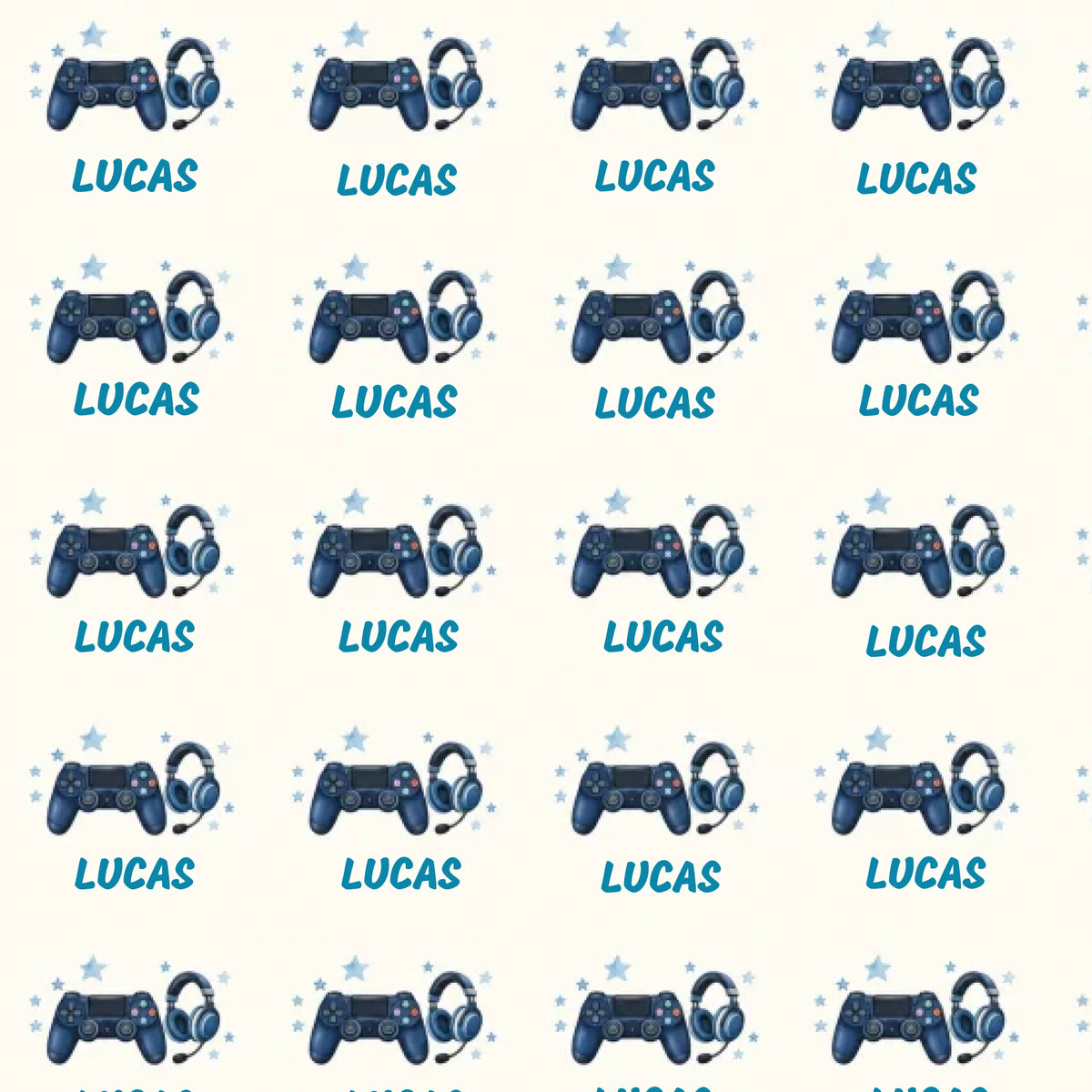 Personalized Gamer Name Wrapping Paper