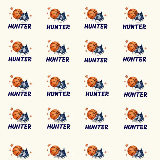 Personalized Basketball Name Wrapping Paper