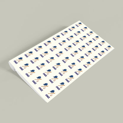 Personalized Baseball Name Wrapping Paper