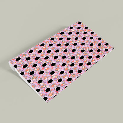 Personalized Floral Photo Birthday Wrapping Paper
