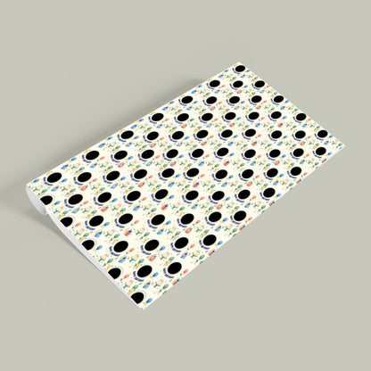 Personalized Birthday Confetti Photo Wrapping Paper