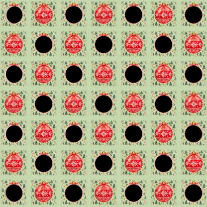 Personalized Christmas Ornament Photo Wrapping Paper