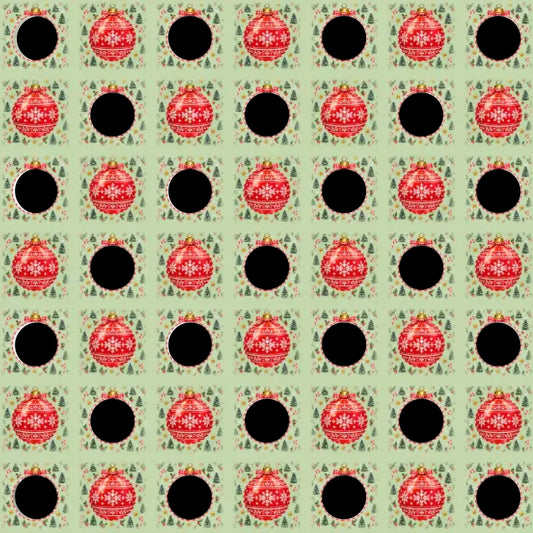 Personalized Christmas Ornament Photo Wrapping Paper
