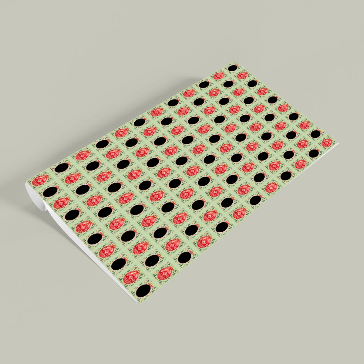 Personalized Christmas Ornament Photo Wrapping Paper