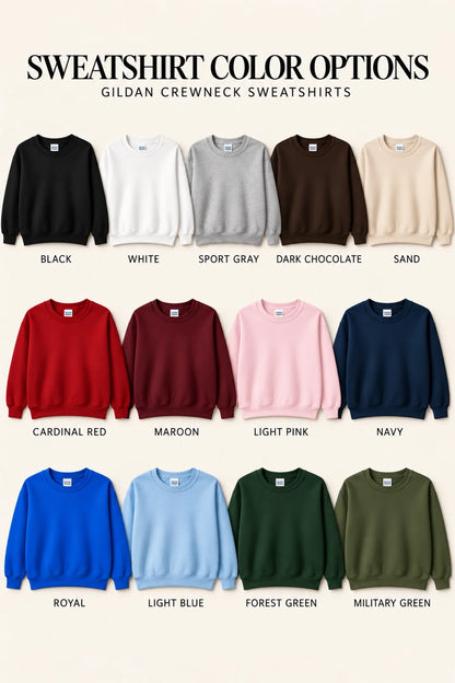 Shopify Sweatshirt Color Options