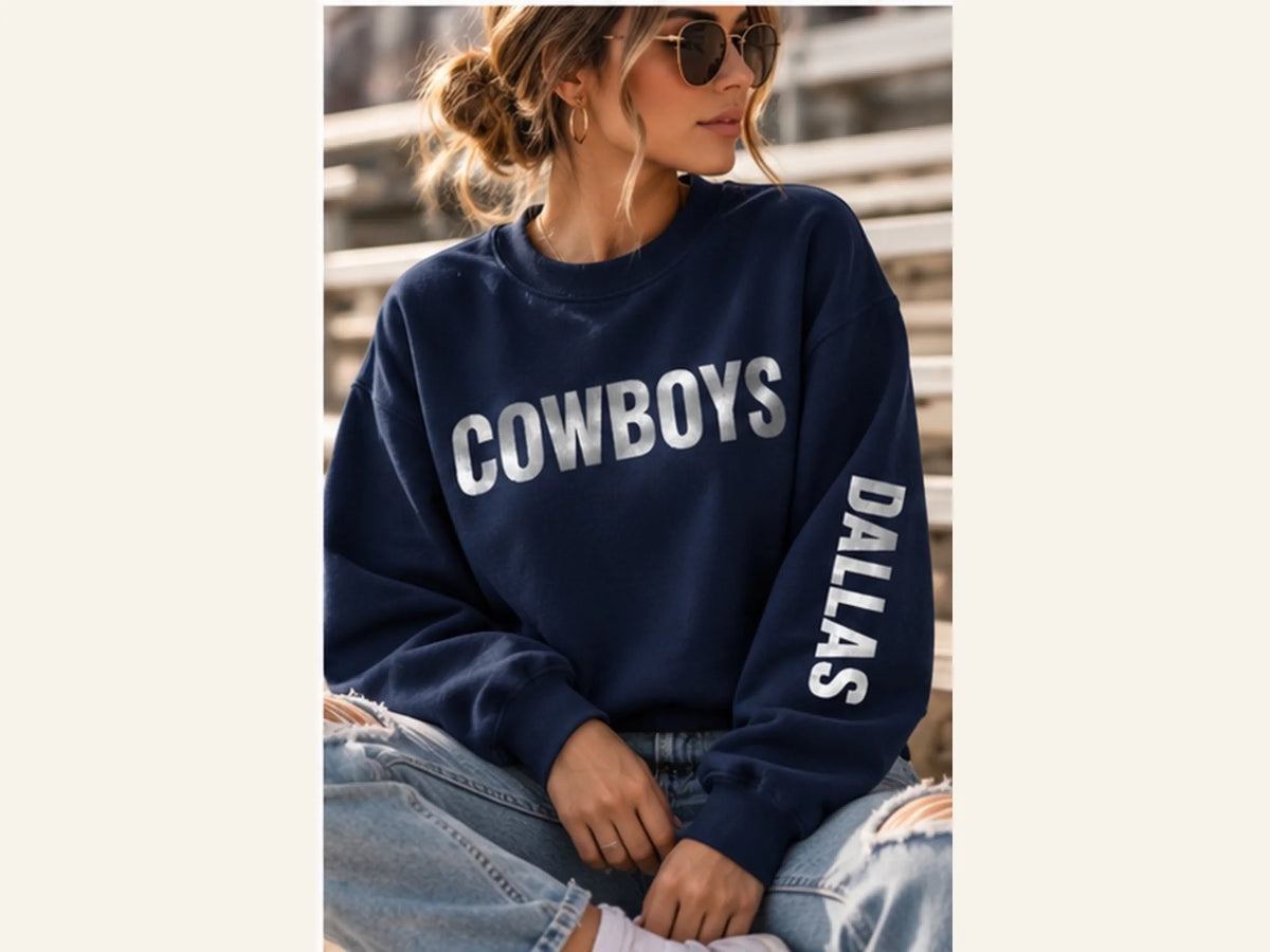 Navy Silver Metallic 5